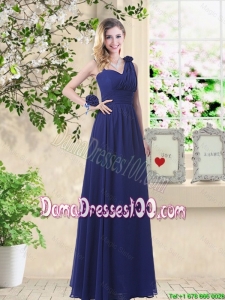 Classical Hand Made Flowers Dama Dresses with Asymmetrical