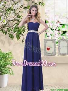 Pretty Ruched and Sequined Dama Dresses with Sweetheart