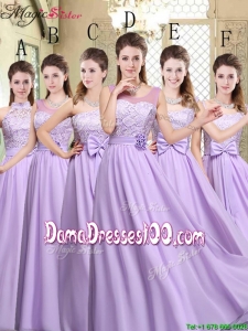 Hot Sale Empire Lavender 2016 Group Buying Dama Dresses