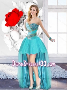 Sweet A Line Sweetheart Classical Dama Dresses with Beading