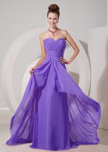 Sweetheart Purple Dama Dresses For Quinceanera Brush Train