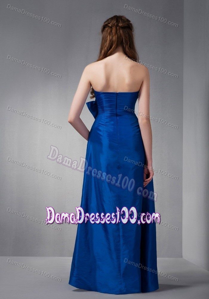 Hot Sale Sweetheart Long Royal Blue Quinceanera Damas Dresses