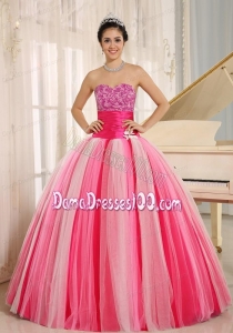 Multi-color In Riberalta 2013 New Arrival Strapless Tulle Lace-up For Quincanera Dress