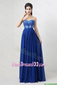 Hot Sale Sweetheart Blue Dama Dresses with Appliques