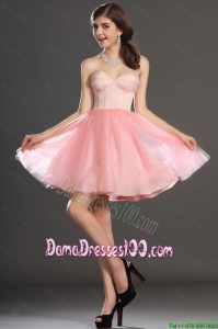 Wholesales A Line Mini Length Dama Dresses with Sweetheart