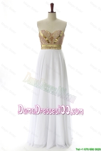 Empire Sweetheart Custom Made Dama Dresses with Beading and Sequins