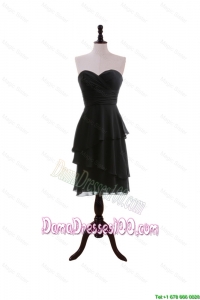 Custom Made Empire Sweetheart 2015 Summer Dama Dresses with Ruffled Layers
