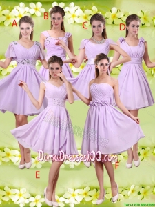 Discount A Line Lavender Wholesales Dama Dresses with Beading