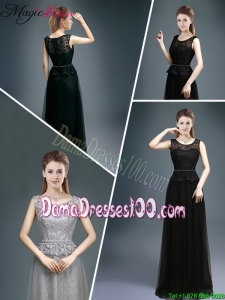 Cheap Empire Scoop Lace Dama Dresses for 2015 Winter