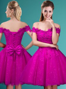 Inexpensive Cap Sleeves Lace and Belt Lace Up Dama Dress for Quinceanera