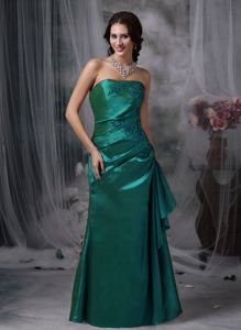 Ruching and Appliques Decorated Damas Dresses for Quince in Turquoise