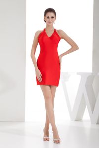 Crisscross Back Mini-length Red Quince Dama Dress Under 100